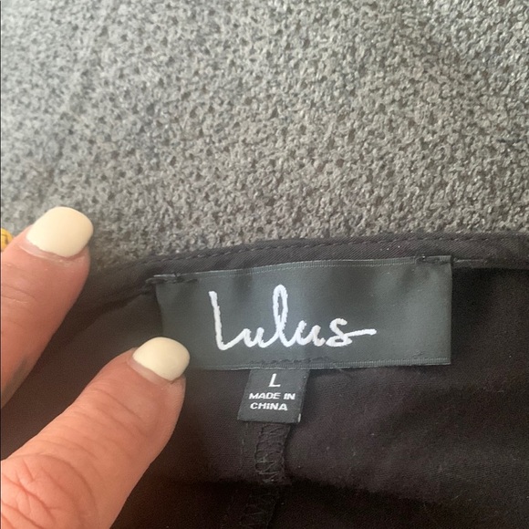 Lulu's Black Ruffled Sheath Midi Dress - Picture 6 of 6